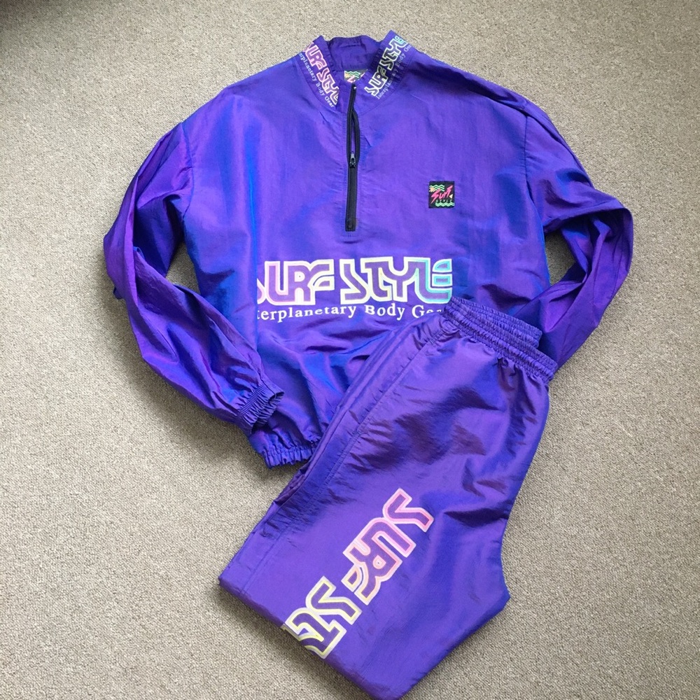 VINTAGE 1990’S SURF STYLE TRACK SUIT